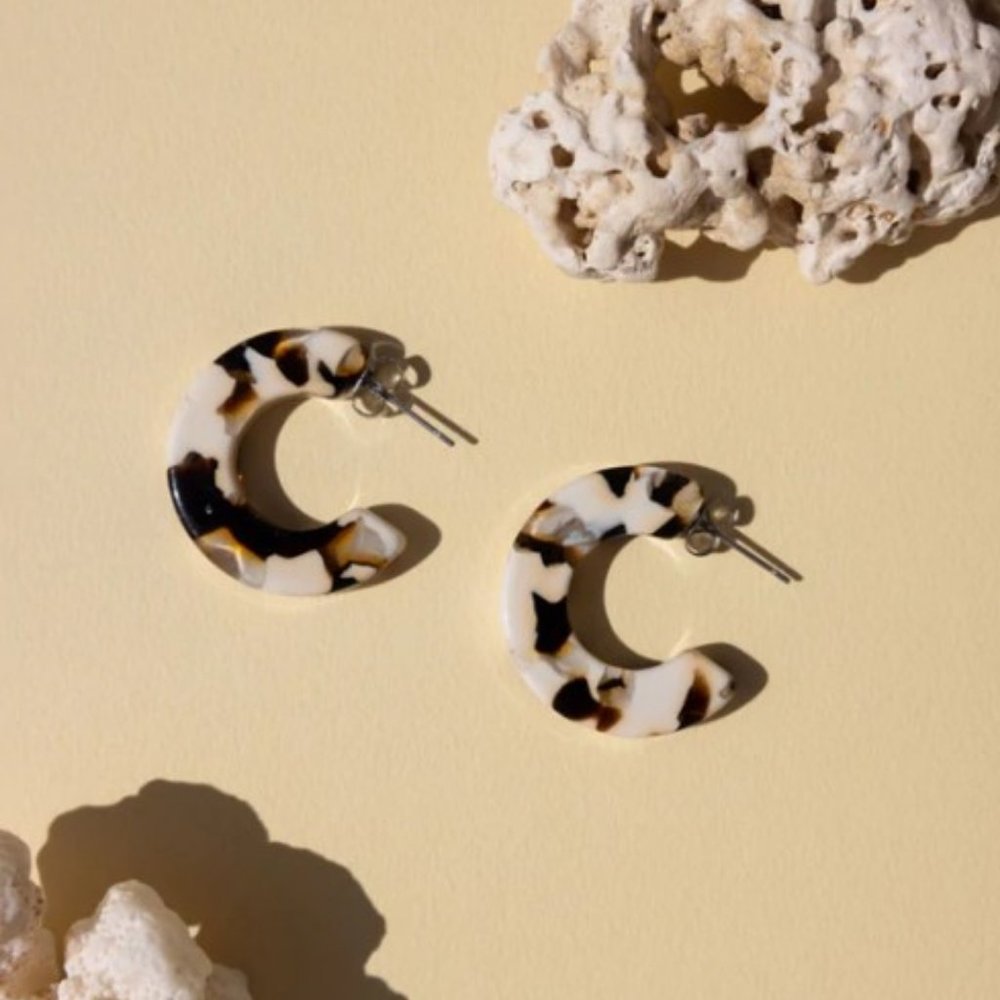 Ray Hoops In Coco Cream Brown Stainless Steel